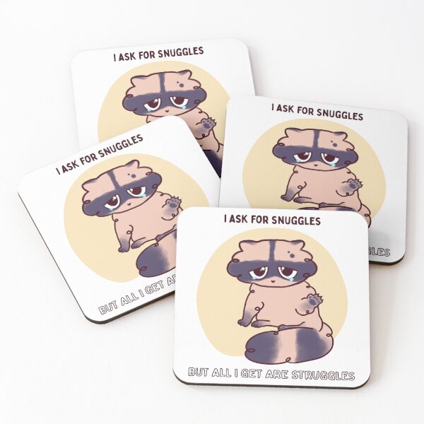 Item preview, i ask for snuggles but all i get are struggles designed and sold by PlutoandNova.