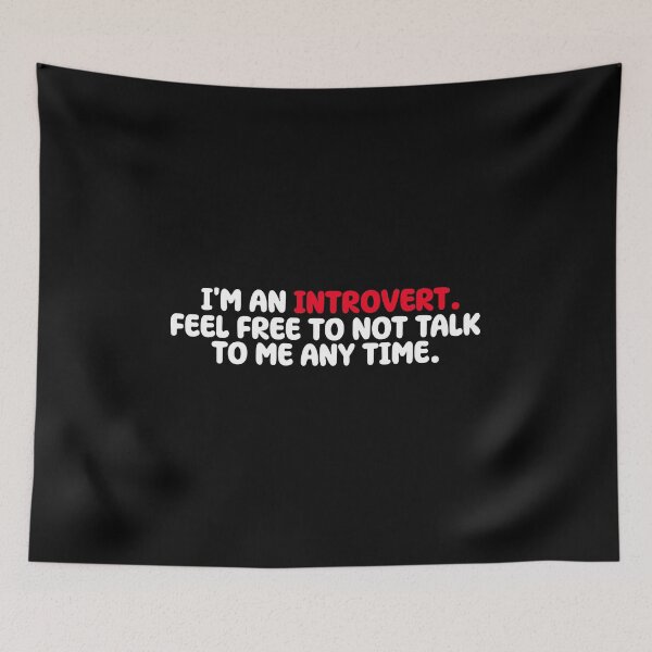 Item preview, I'm An Introvert | Funny Relatable designed and sold by Creatise.