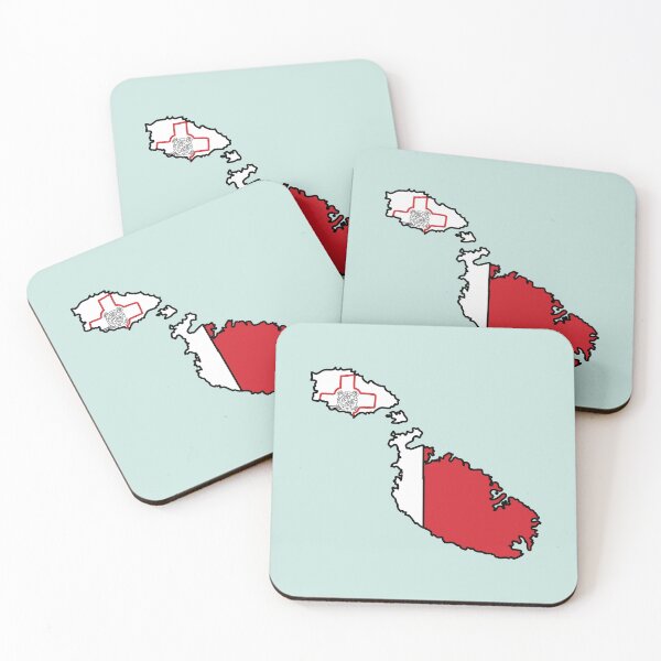 Item preview, Malta country shape flag designed and sold by Rachael Taylor.