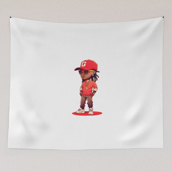 Item preview, Lil Wayne cartoon design designed and sold by Ragil-Studio.