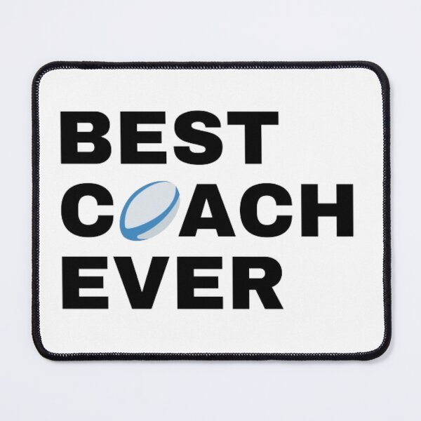 Item preview, Best Coach Ever Rugby - Black designed and sold by GymWearDepot.