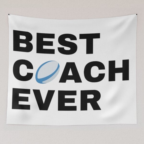 Item preview, Best Coach Ever Rugby - Black designed and sold by GymWearDepot.