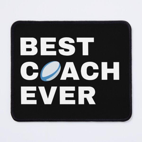Item preview, Best Coach Ever Rugby - White designed and sold by GymWearDepot.