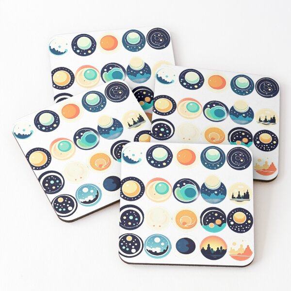 Item preview, Colorful cosmic planets designed and sold by yumi86.