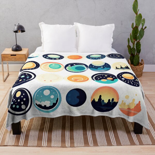 Item preview, Colorful cosmic planets designed and sold by yumi86.