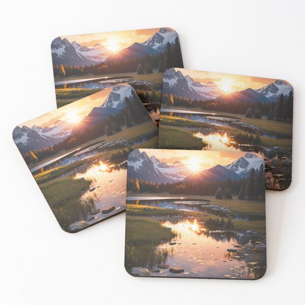 Artikelvorschau, 001 Enchanting Sunset in the Forest entworfen und verkauft von Alexis Art Collection.