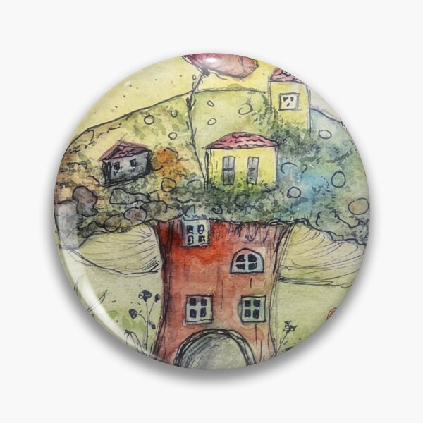 Item preview, Mushroom houses by Kat.Art2023 designed and sold by KatArt2023.