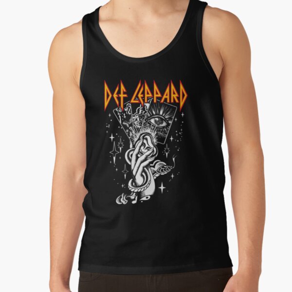 Def Leppard Pyromania Album Cover Women's Sleeveless Muscle Tank Top T-shirt