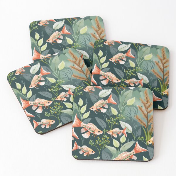 Item preview, Guppy Fish Pattern designed and sold by Corner-Distro.