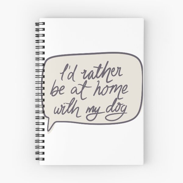 Item preview, I'd rather be at home with my dog designed and sold by LisaTrincaArt.
