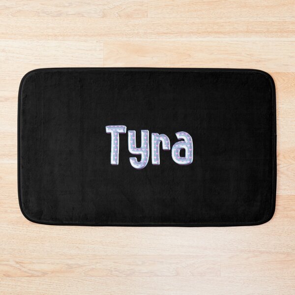 Item preview, Blue Love Tyra Name Label (Black) designed and sold by NormadWorld.
