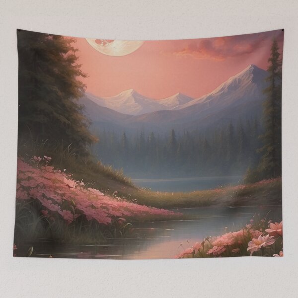Item preview, 002 Pink Lily Valley designed and sold by Alexis Art Collection.