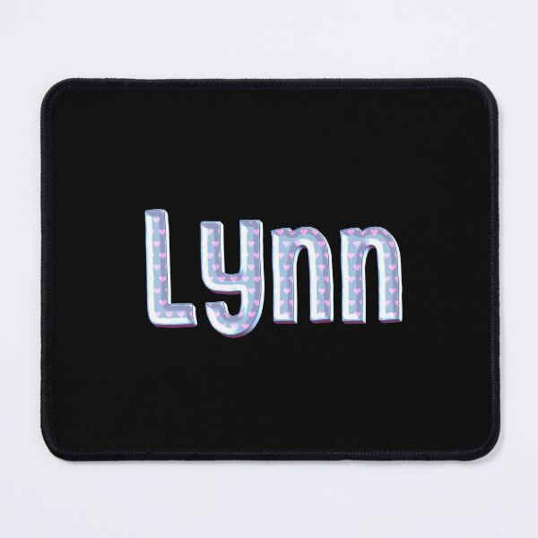 Item preview, Blue Love Lynn Name Label (Black) designed and sold by NormadWorld.
