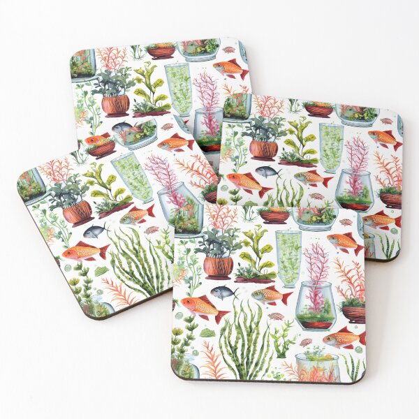 Item preview, Scrapbook Aquarium Fish Pattern designed and sold by Corner-Distro.