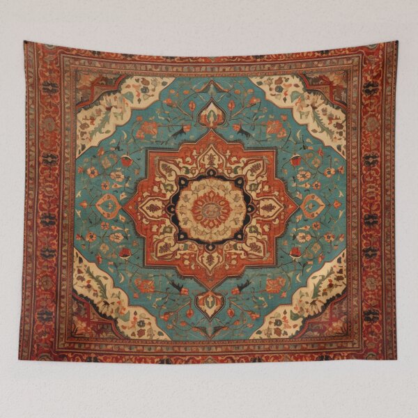 Item preview, 17th Century Persian Rug Print designed and sold by GrinGalore.