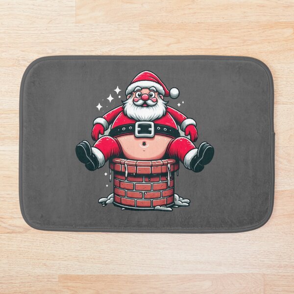 Item preview, Santa Claus in the chimney designed and sold by RekiStyle.