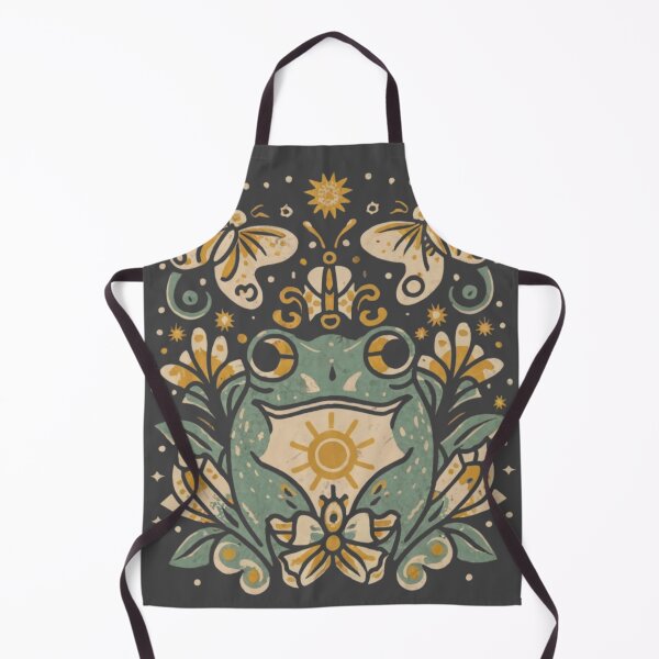 Item preview, Vintage Cottagecore Frog Butterfly Aesthetic designed and sold by MeadowLoom.