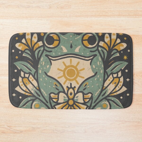 Item preview, Vintage Cottagecore Frog Butterfly Aesthetic designed and sold by MeadowLoom.