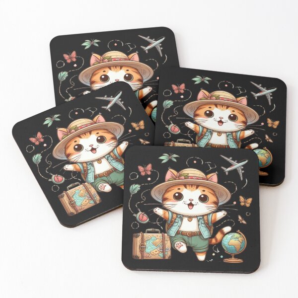 Item preview, Cat on a Journey designed and sold by Azrora.