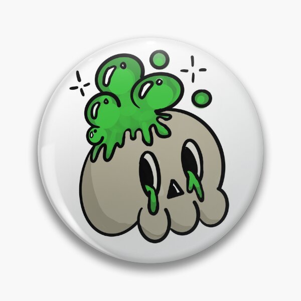 Item preview, Toxic Skull designed and sold by DunkisStickerCo.