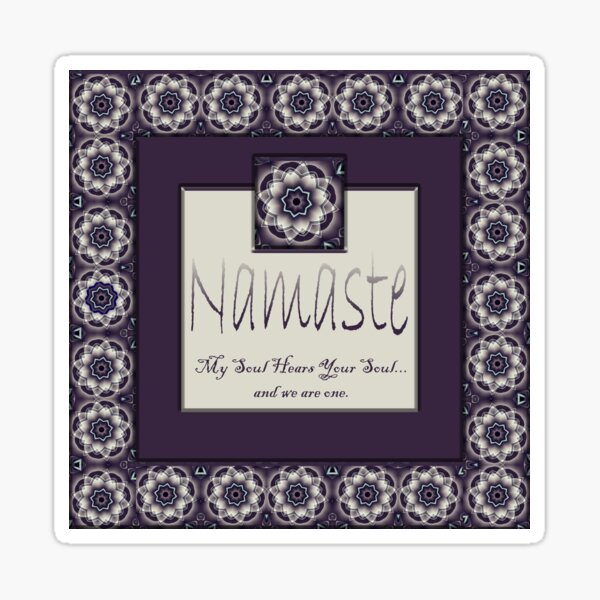 Namaste Sticker