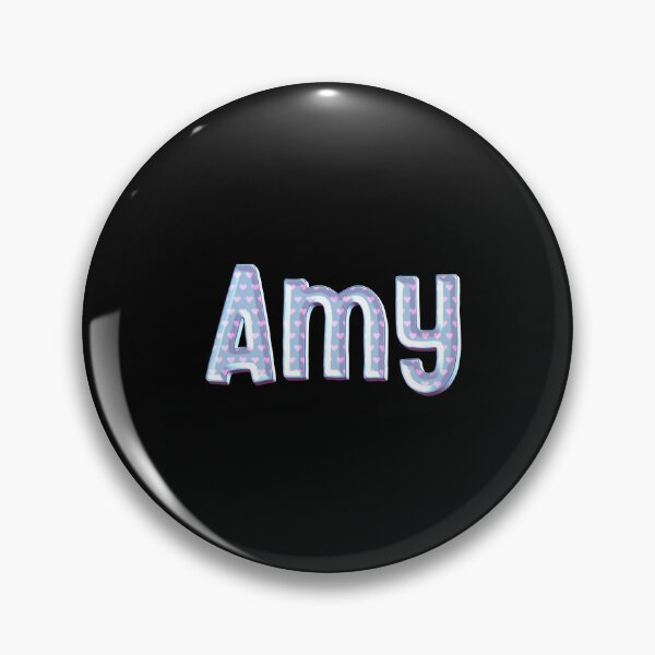 Item preview, Blue Love Amy Name Label (Black) designed and sold by NormadWorld.