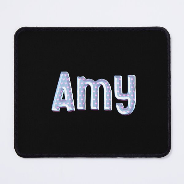 Item preview, Blue Love Amy Name Label (Black) designed and sold by NormadWorld.