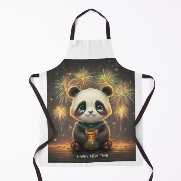 Item preview, Happy New Year Panda, Cute Holiday Panda designed and sold by Krieghorn.