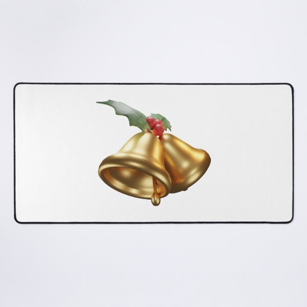 Item preview, 3D Christmas Bells (gold with holly) designed and sold by JAG2B.