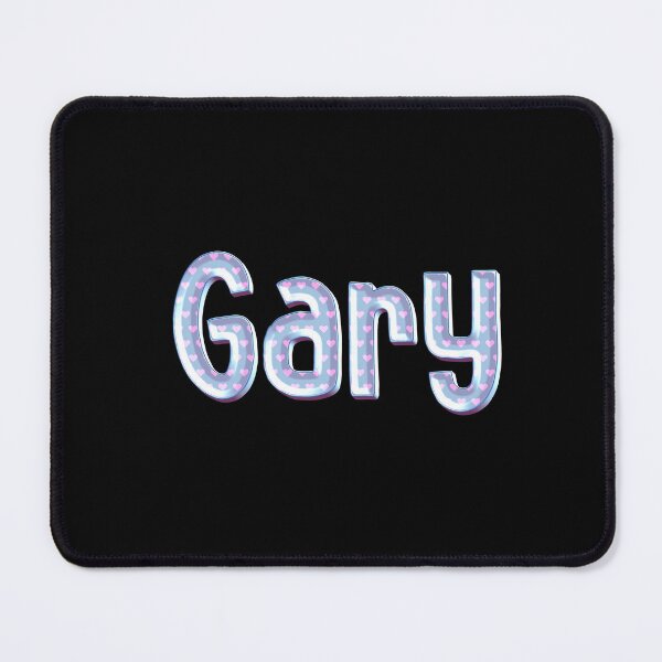 Item preview, Blue Love Gary Name Label (Black) designed and sold by NormadWorld.
