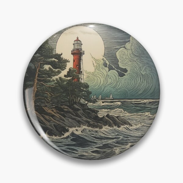 Item preview, Lighthouse, Baltic Sea designed and sold by plachy78.