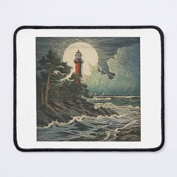 Item preview, Lighthouse, Baltic Sea designed and sold by plachy78.