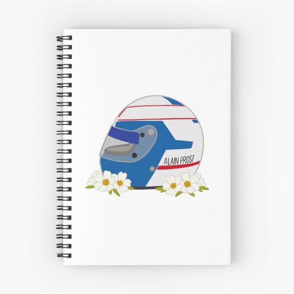 Item preview, Alain Prost 1985 Helmet With Flowers designed and sold by OriDraws.