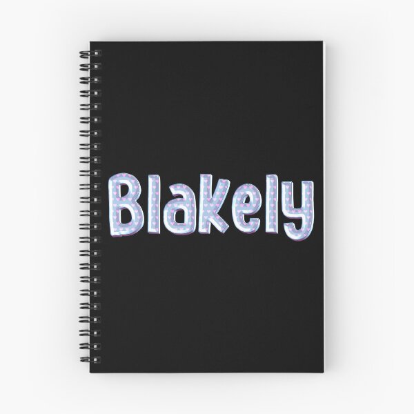 Item preview, Blue Love Blakely Name Label (Black) designed and sold by NormadWorld.