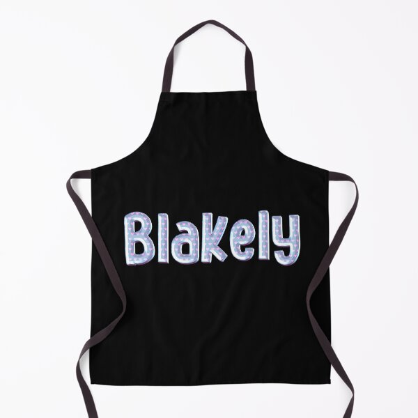 Item preview, Blue Love Blakely Name Label (Black) designed and sold by NormadWorld.