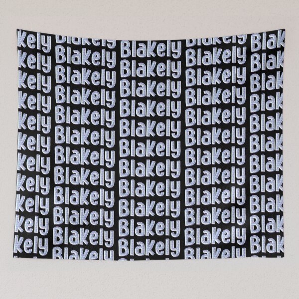 Item preview, Blue Love Blakely Name Label (Black) designed and sold by NormadWorld.
