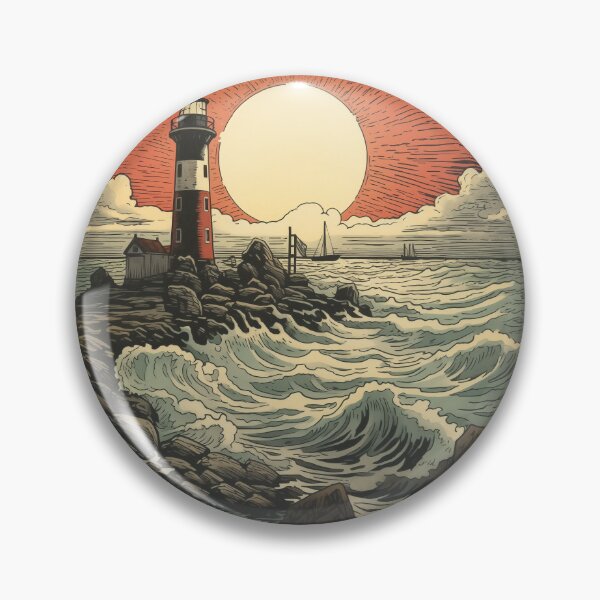 Item preview, Lighthouse, Baltic Sea designed and sold by plachy78.