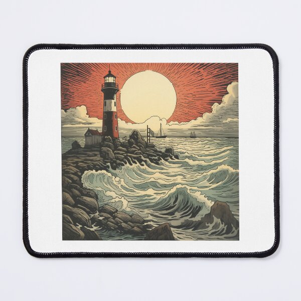 Item preview, Lighthouse, Baltic Sea designed and sold by plachy78.