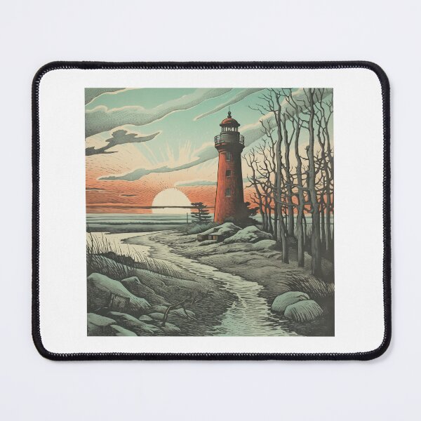 Item preview, Lighthouse, Baltic Sea designed and sold by plachy78.