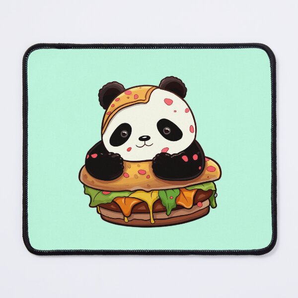 Item preview, Cute Panda Bear Burger designed and sold by RetroPrints.