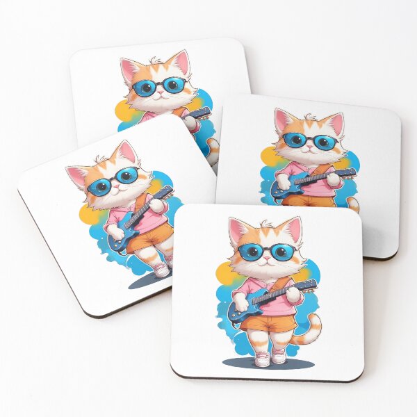 Item preview, World cat day playing the guitar designed and sold by wplamkung.