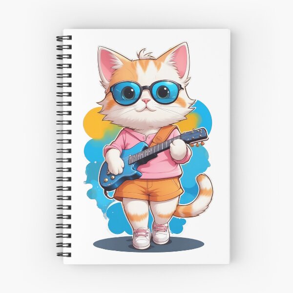 Item preview, World cat day playing the guitar designed and sold by wplamkung.