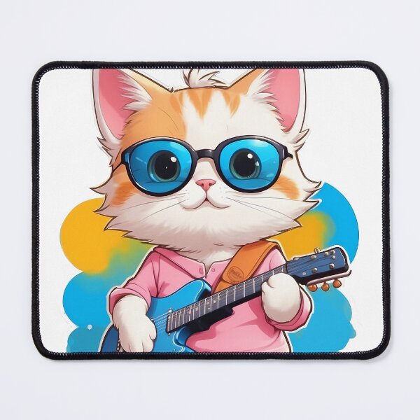 Item preview, World cat day playing the guitar designed and sold by wplamkung.