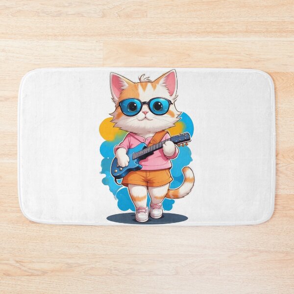 Item preview, World cat day playing the guitar designed and sold by wplamkung.