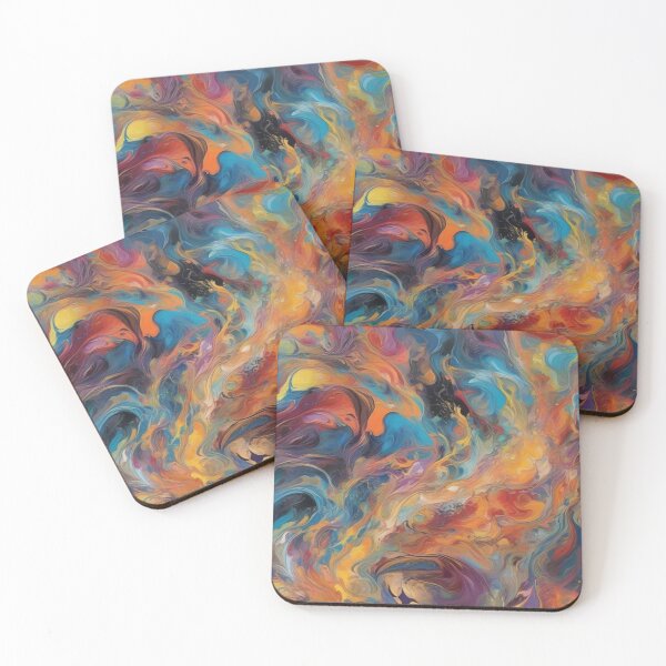 Item preview, Psychedelic Colorful Abstract Spiritual Awakening  designed and sold by Tamas Das.