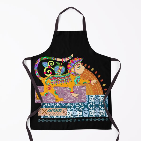 Item preview, Crazy Monkey - colorful little monkey | Wild monkey dancing in oriental style - ethno and boho, total happiness and joy of life designed and sold by Erry-ewell.