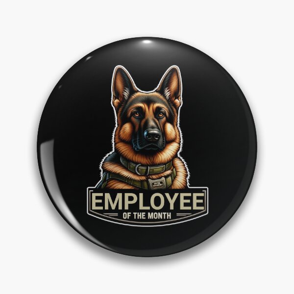 Item preview, EMPLOYEE OF THE MONTH DOG K9 FUNNY designed and sold by HYPeR-NaTUrE.