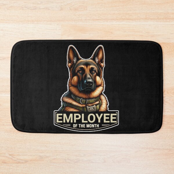 Item preview, EMPLOYEE OF THE MONTH DOG K9 FUNNY designed and sold by HYPeR-NaTUrE.
