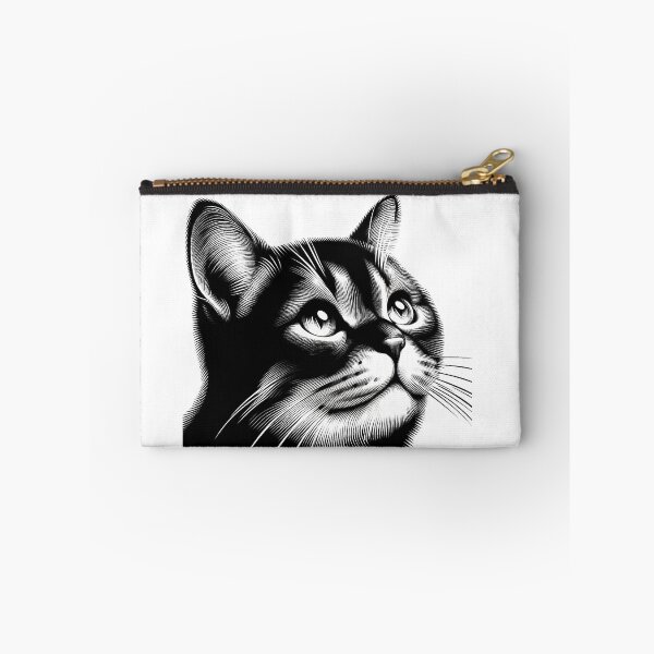 Item preview, The Enigmatic Stare of the Black Cat designed and sold by autrouvetout.