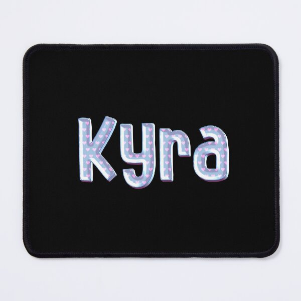 Item preview, Blue Love Kyra Name Label (Black) designed and sold by NormadWorld.